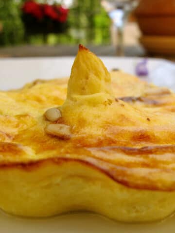 asparagus lemon clafoutis slice